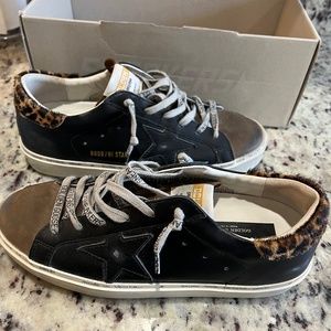 Golden Goose Sneakers Womens hi star cheetah